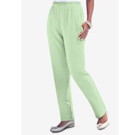 Green Mint Straight Leg Knit Pant PSW-6535
