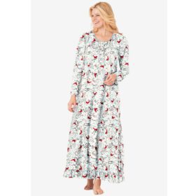 Random Color Floral Cotton Jersey Gown PSW-6472