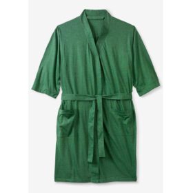 Heather Hunter Marble Big & Tall Size Cotton Jersey Robe PSM-6617