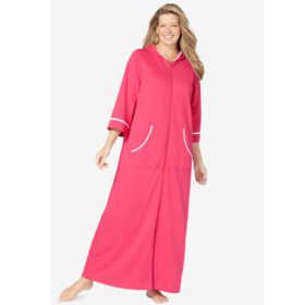 Pink Burst Long French Terry Robe PSW-6605