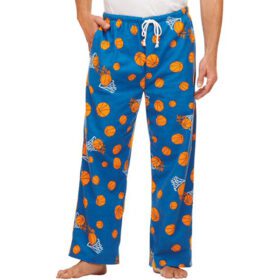 Blue Basketball Cotton Flannel Pajama Pants PSM-6771