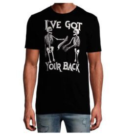 Black I Have Got Back Graphic T-Shirt PSM-6996