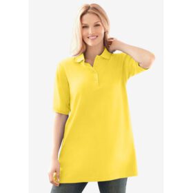 Primrose Yellow Short Sleeve Polo T-Shirt PSW-7245