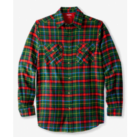 Holiday Multi Plaid Flannel Shirt PSM-7558