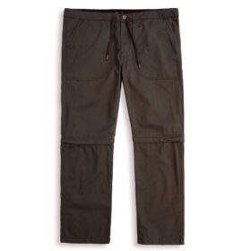 Black Convertible Cotton Pants PSM-7716