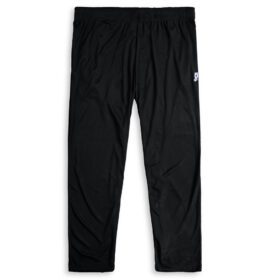 Black Mesh Polyester Plus Size Trouser PSM-7765