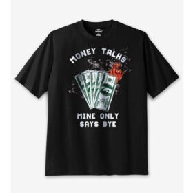 Black Money Easy Style Graphic T-Shirt PSM-7735