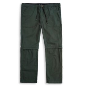 Olive Green Convertible Cotton Pants PSM-7715