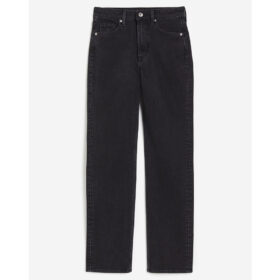 Black Slim Straight High Jeans PSW-7836