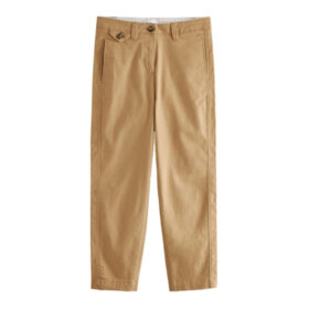 Neutral Tan Brown Cotton Plus Size Chino Pant PSW-7994