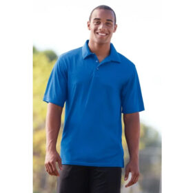 Royal Blue Mesh Moisture Wicking Polo Shirt PSM-8062
