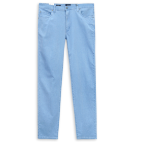 Sky Blue Plus Size Cotton Jeans PSM-8176