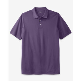 Vintage Purple Shrink Less Pique Polo Shirt PSM-8070