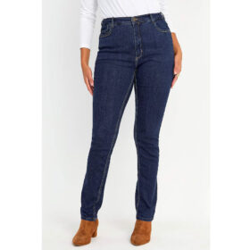 Dark Blue Denim Straight Fit Jeans PSW-8412