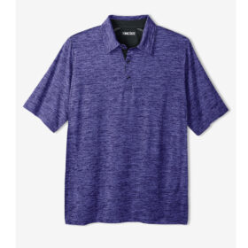 Bright Purple Marl Moisture Wicking Polo Shirt PSM-8459