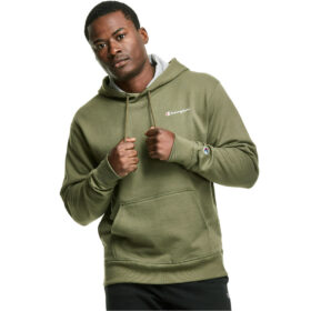 Deep Olive Fleece Big & Tall Size Pullover Hoodie PSM-8441